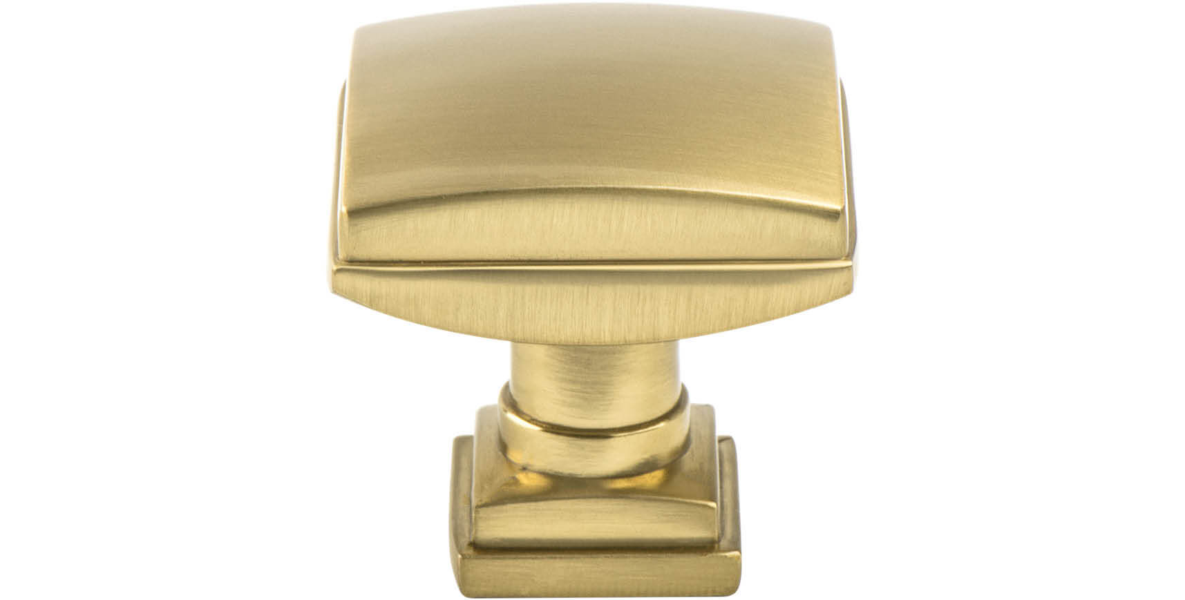 Tailored Traditional Modern Brushed Gold Knob